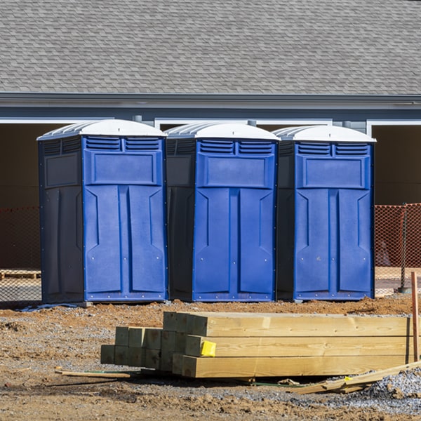 what is the cost difference between standard and deluxe porta potty rentals in Strausstown